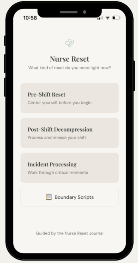 5-Minute Reset System for Nurses