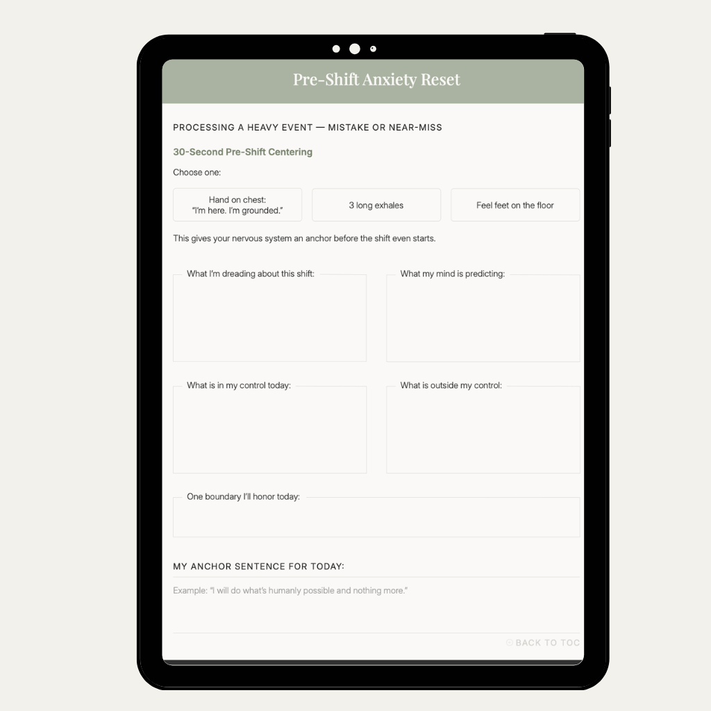 5-Minute Reset System for Nurses