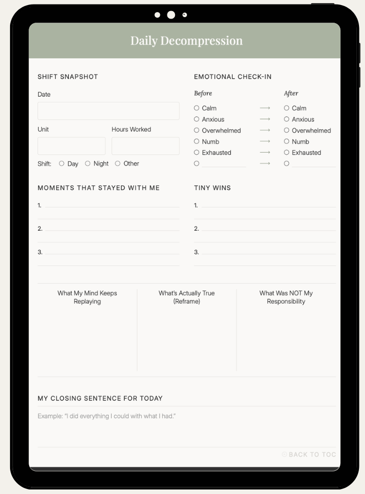 5-Minute Reset System for Nurses
